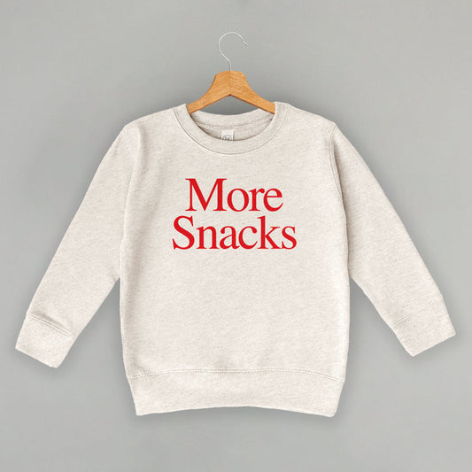 More Snacks Text (Kids)