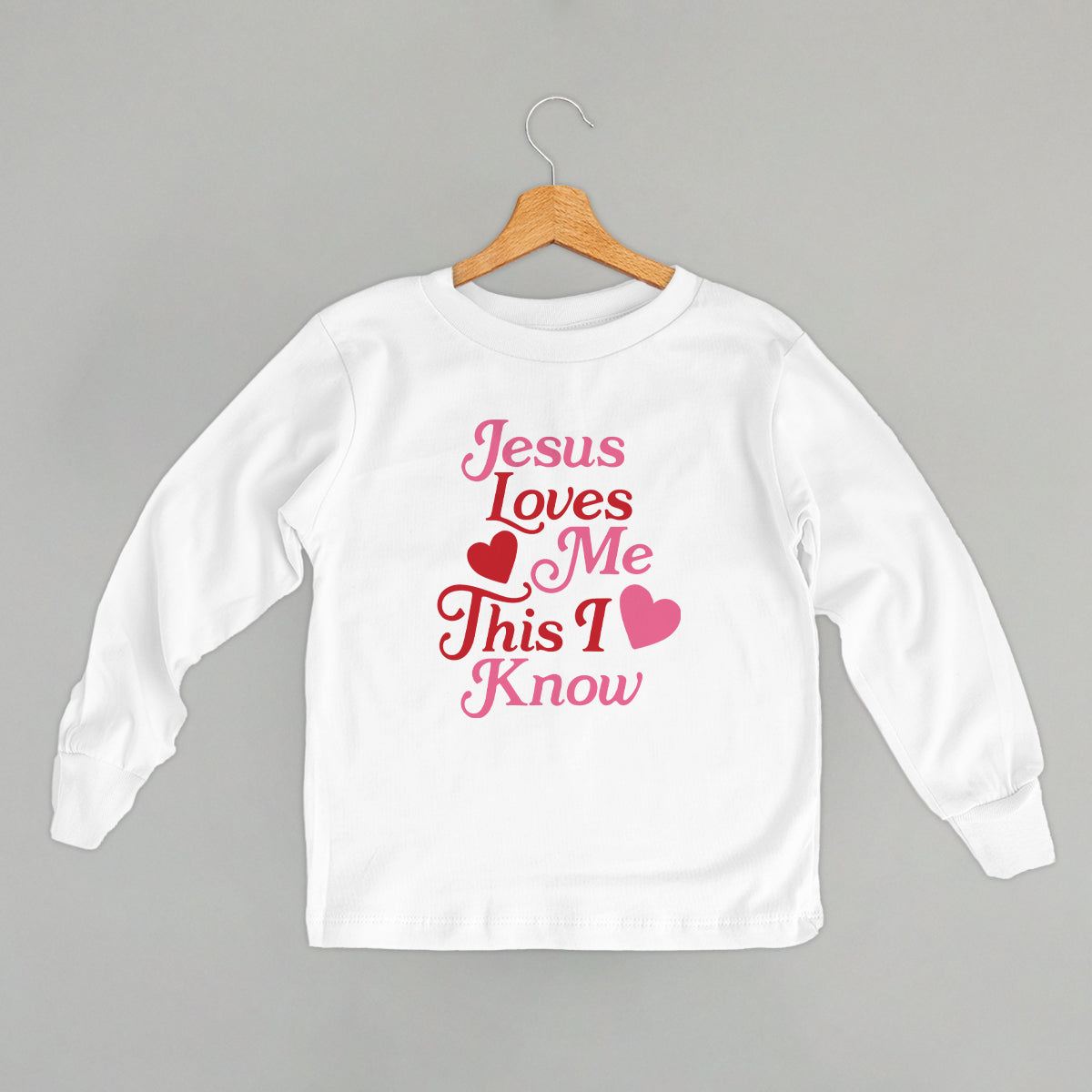 Jesus Loves Me This I Know Hearts (Kids)