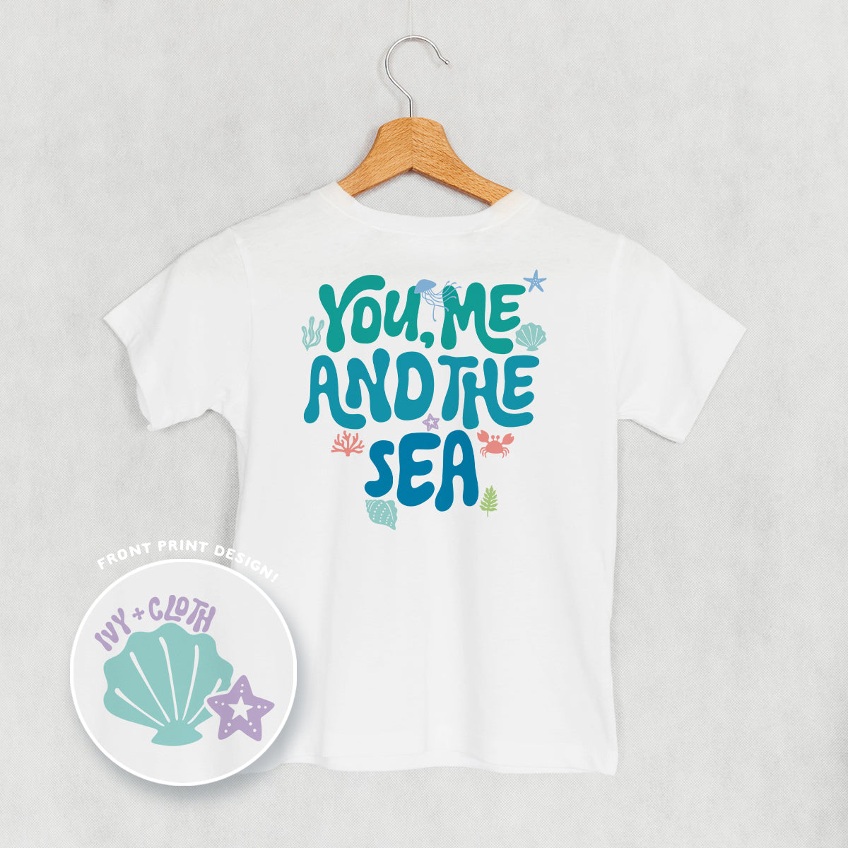 You, Me And The Sea (Kids Back Print)