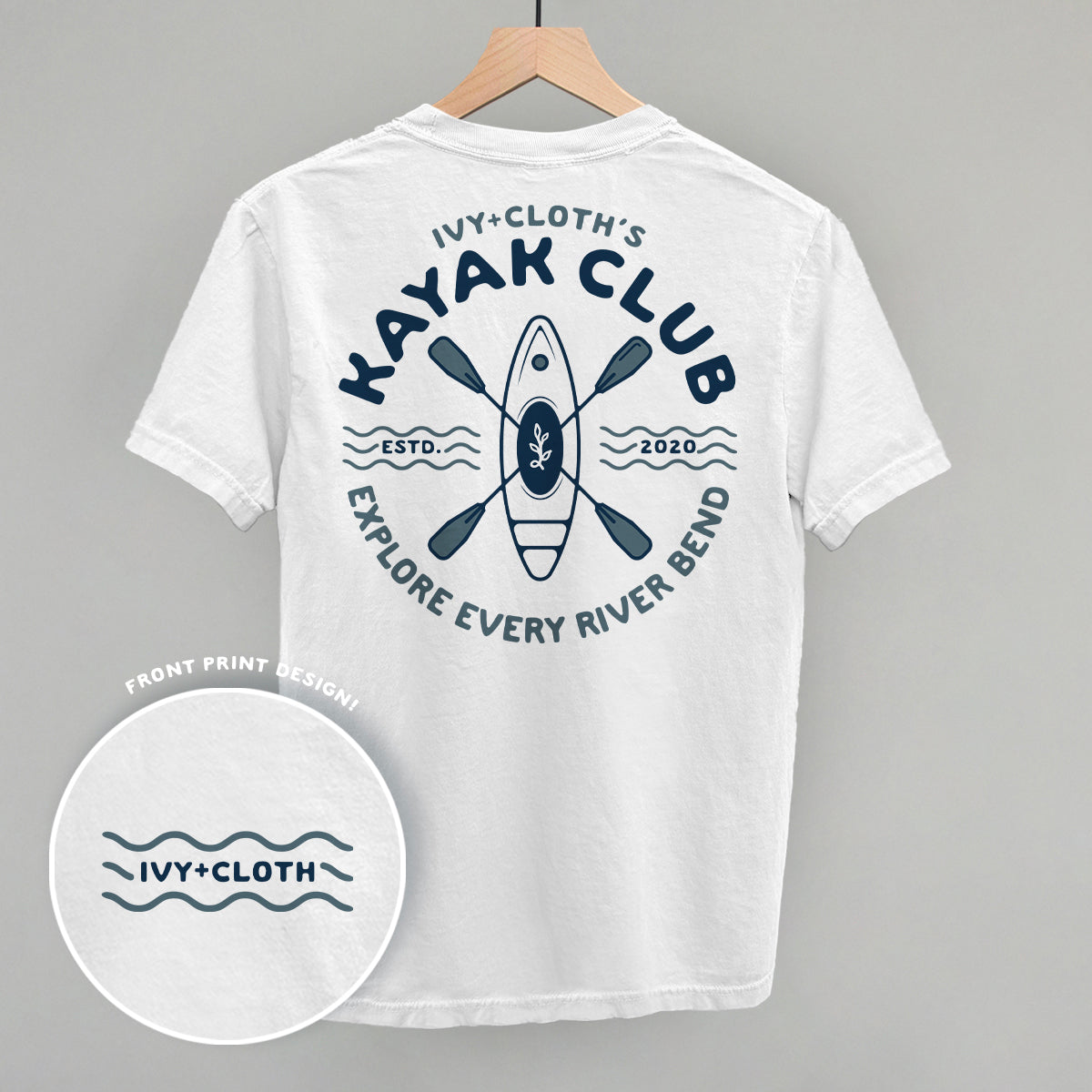 Ivy's Kayak Club (Blue) (Back Print)