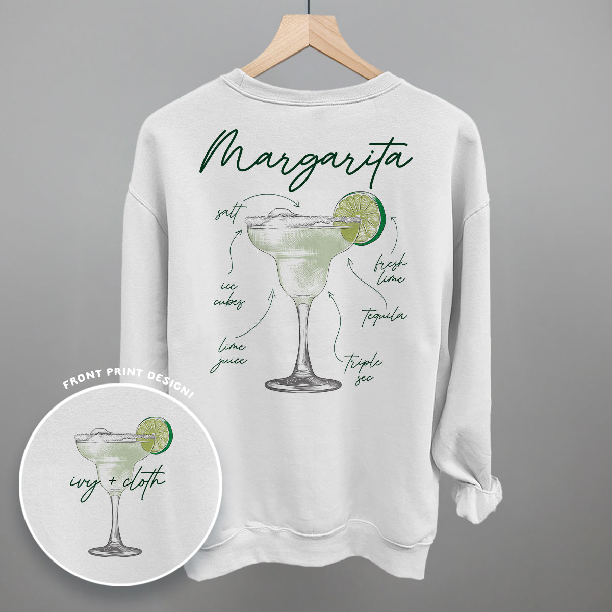 Margarita Recipe (Back Print)