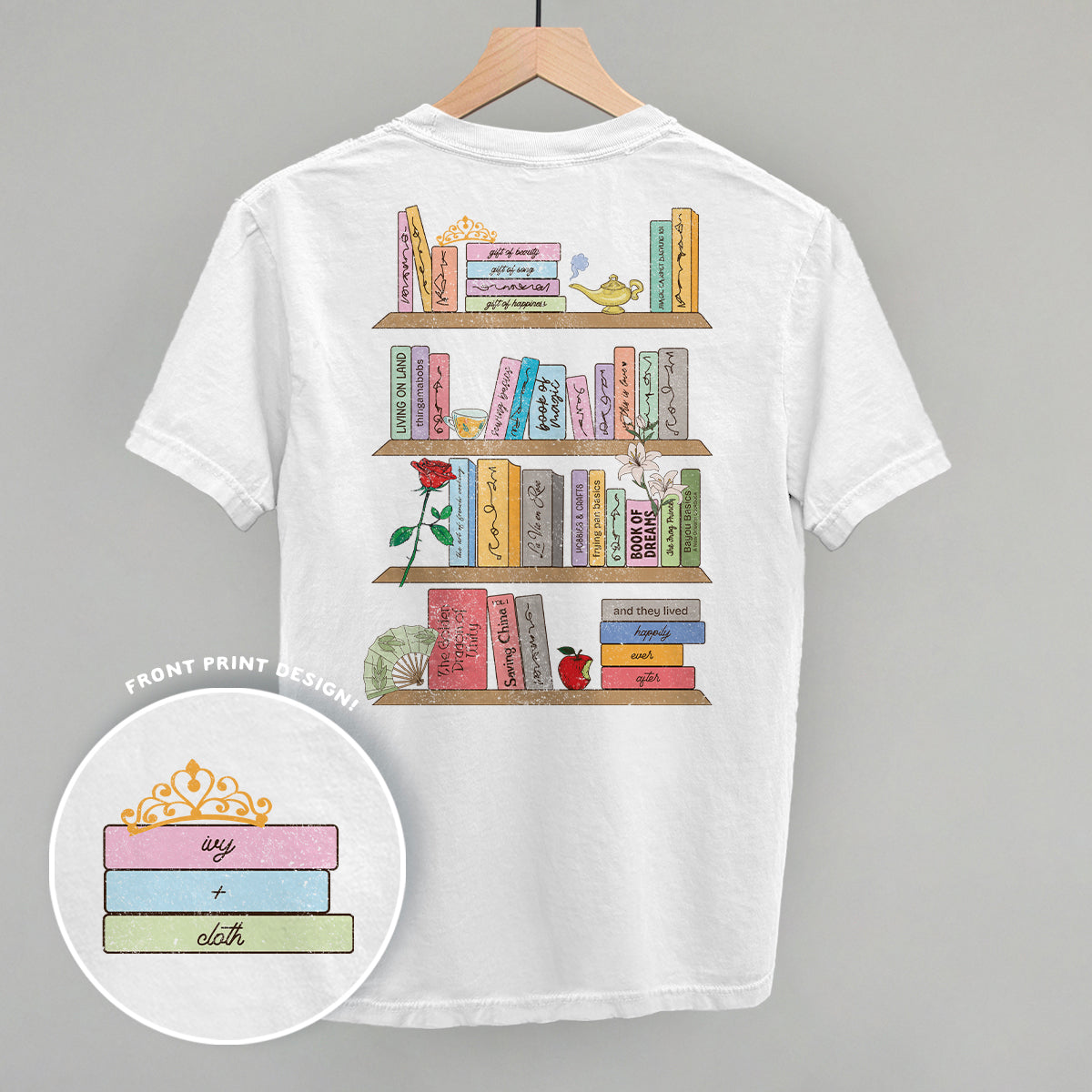 Princess Book Shelves (Back Print)