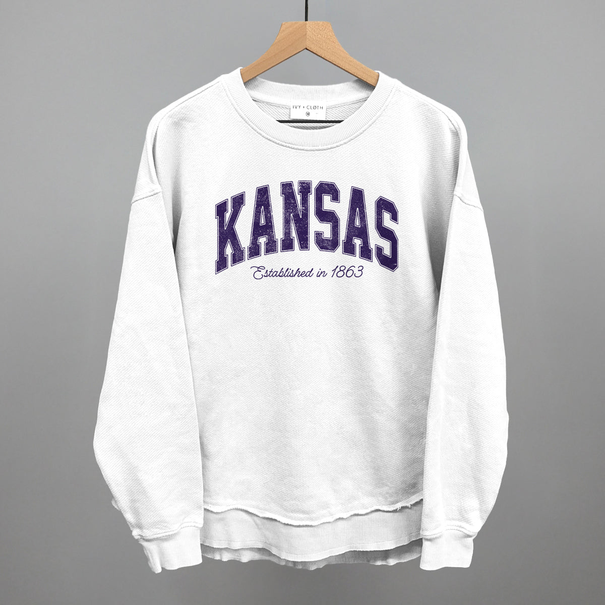 Kansas Varsity Arch (Purple)