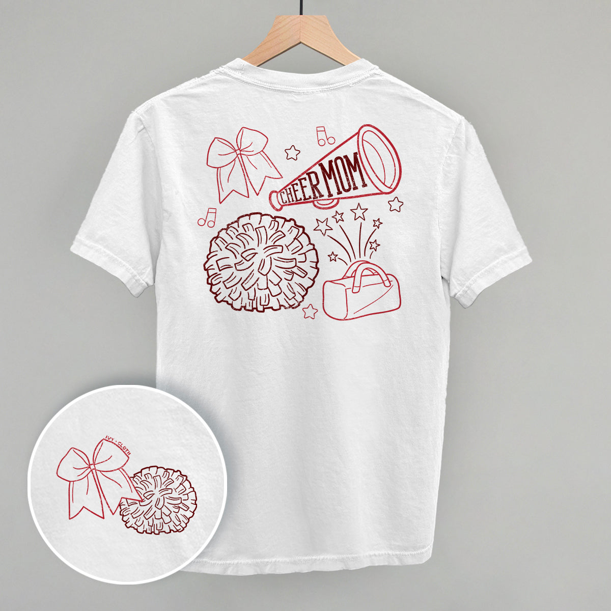 Cheer Mom Doodle (Back Print)