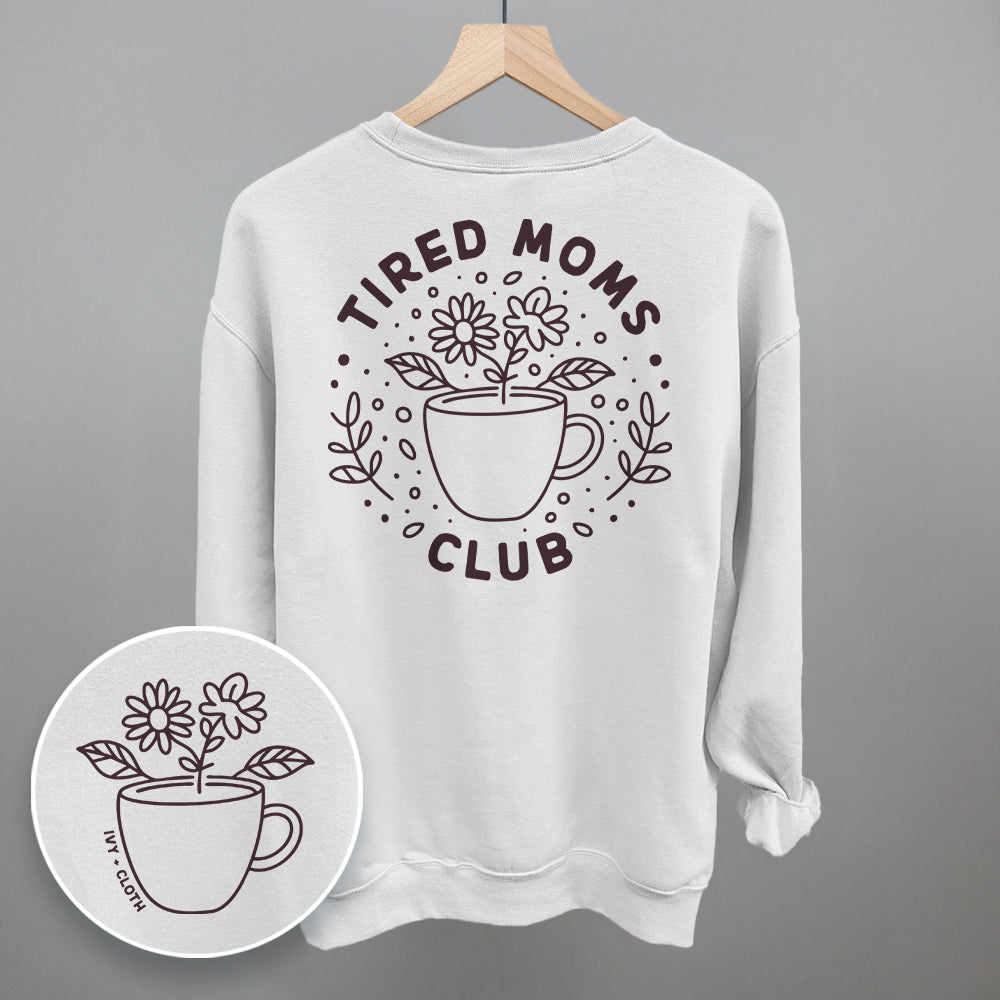 Tired Moms Club Floral (Back Print)