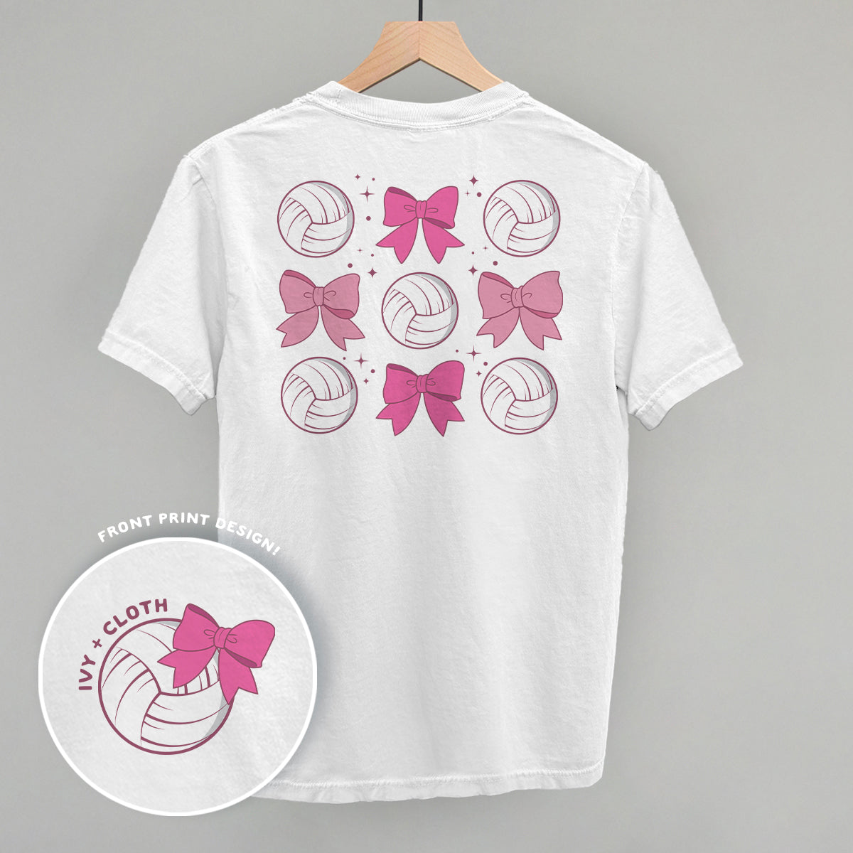 Volleyballs and Bows (Back Print)