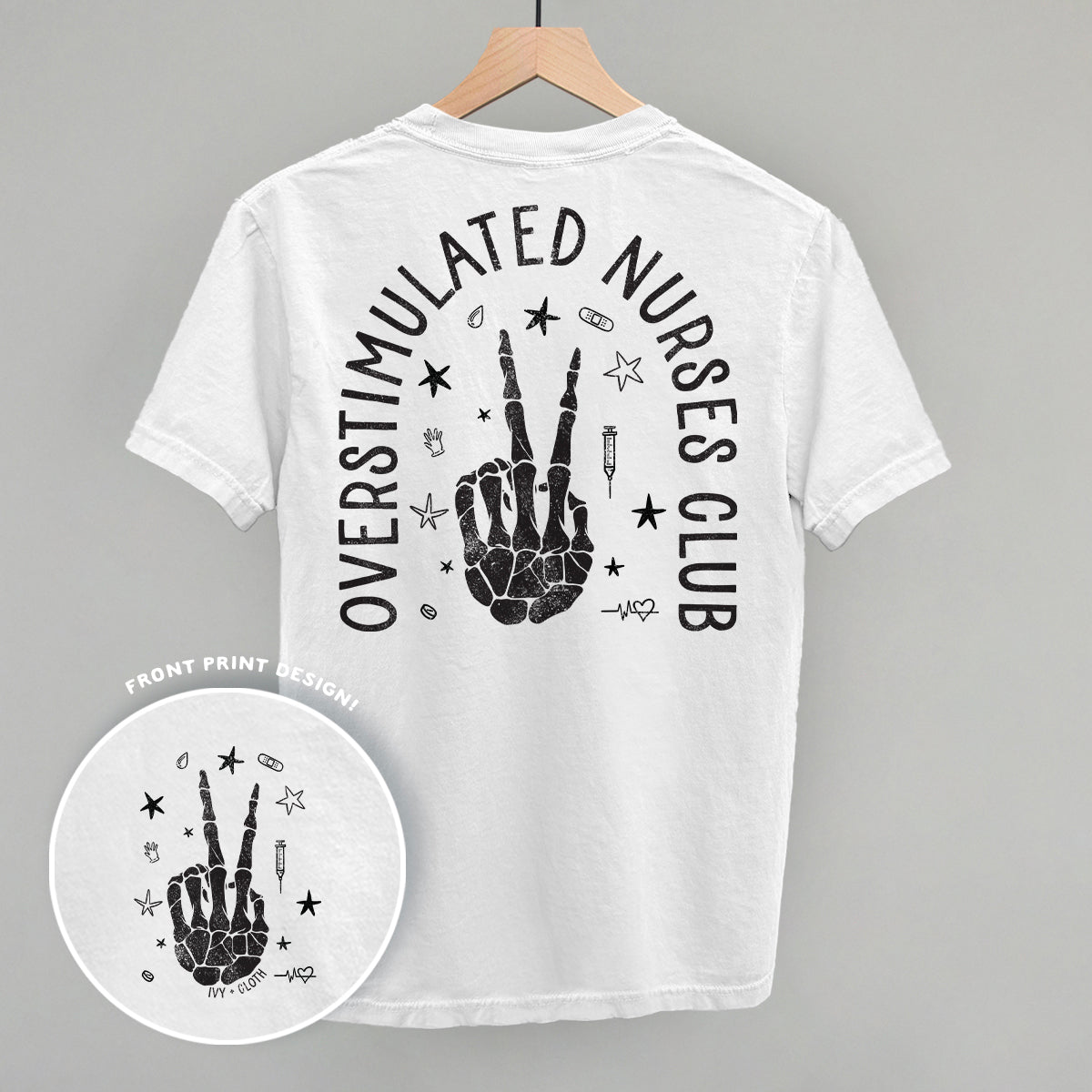 Overstimulated Nurses Club (Back Print)