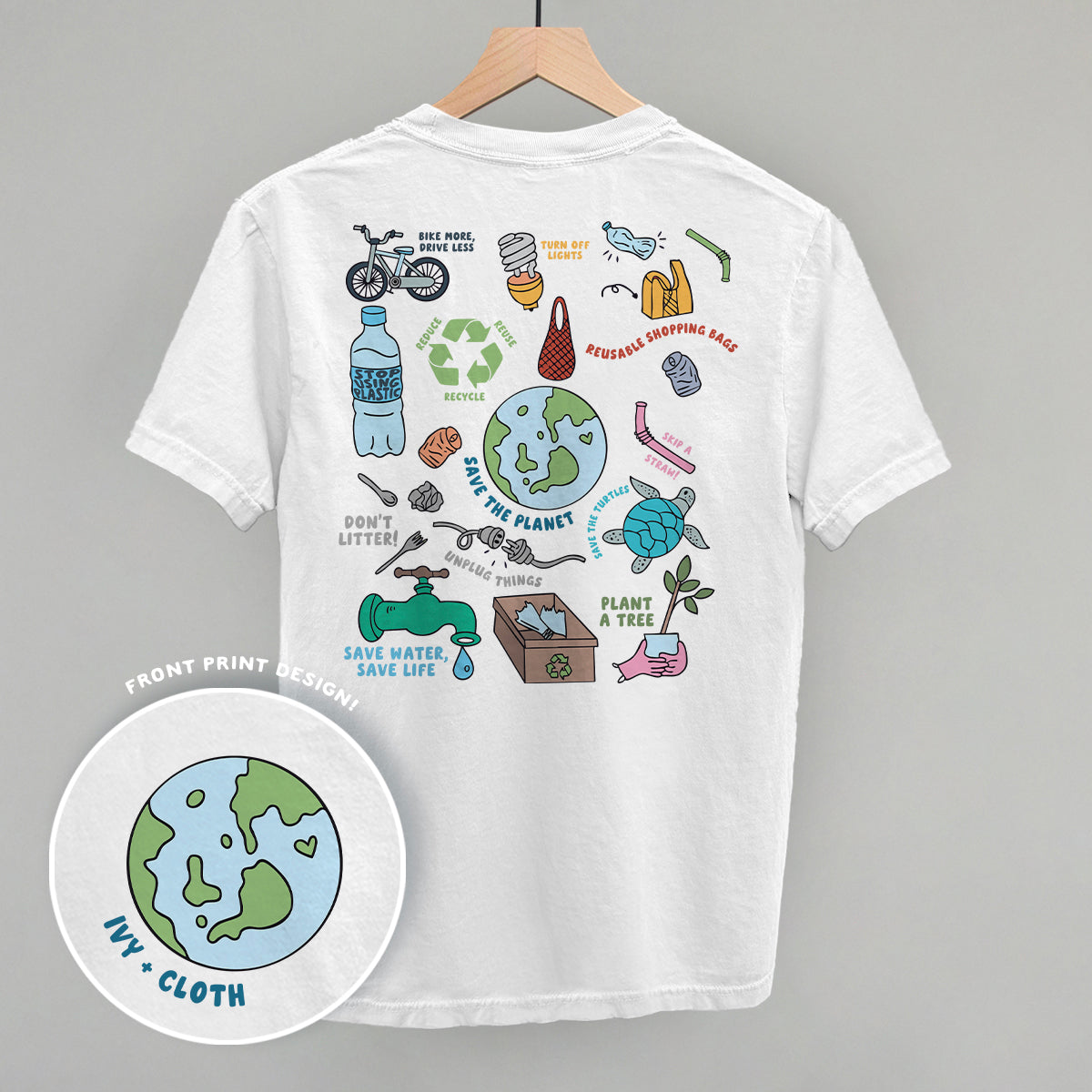 Save The Planet Doodles (Back Print)