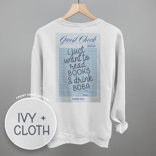 Books & Boba (Back Print)