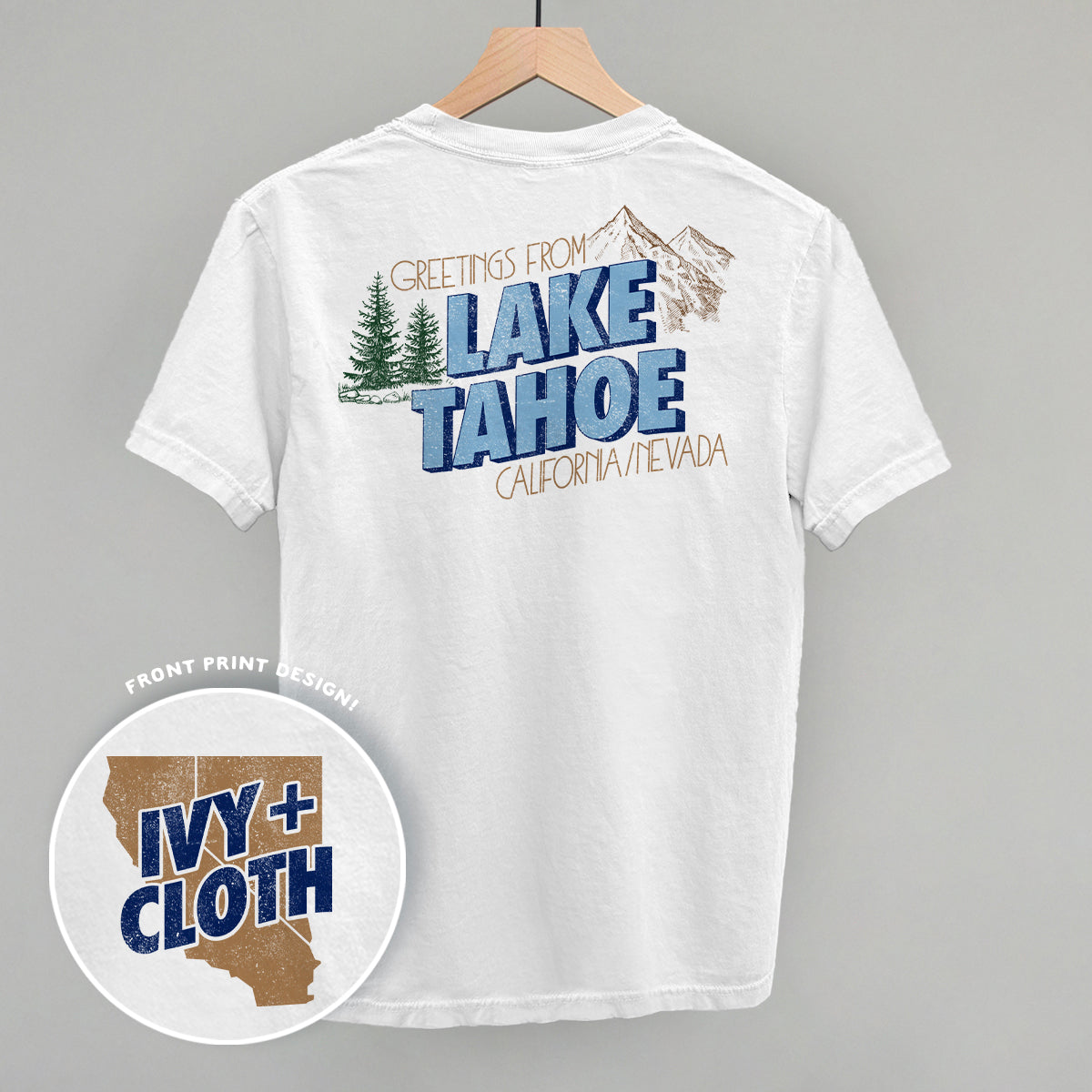 Greetings From Lake Tahoe (Back Print)