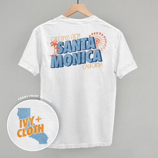 Greetings From Santa Monica (Back Print)