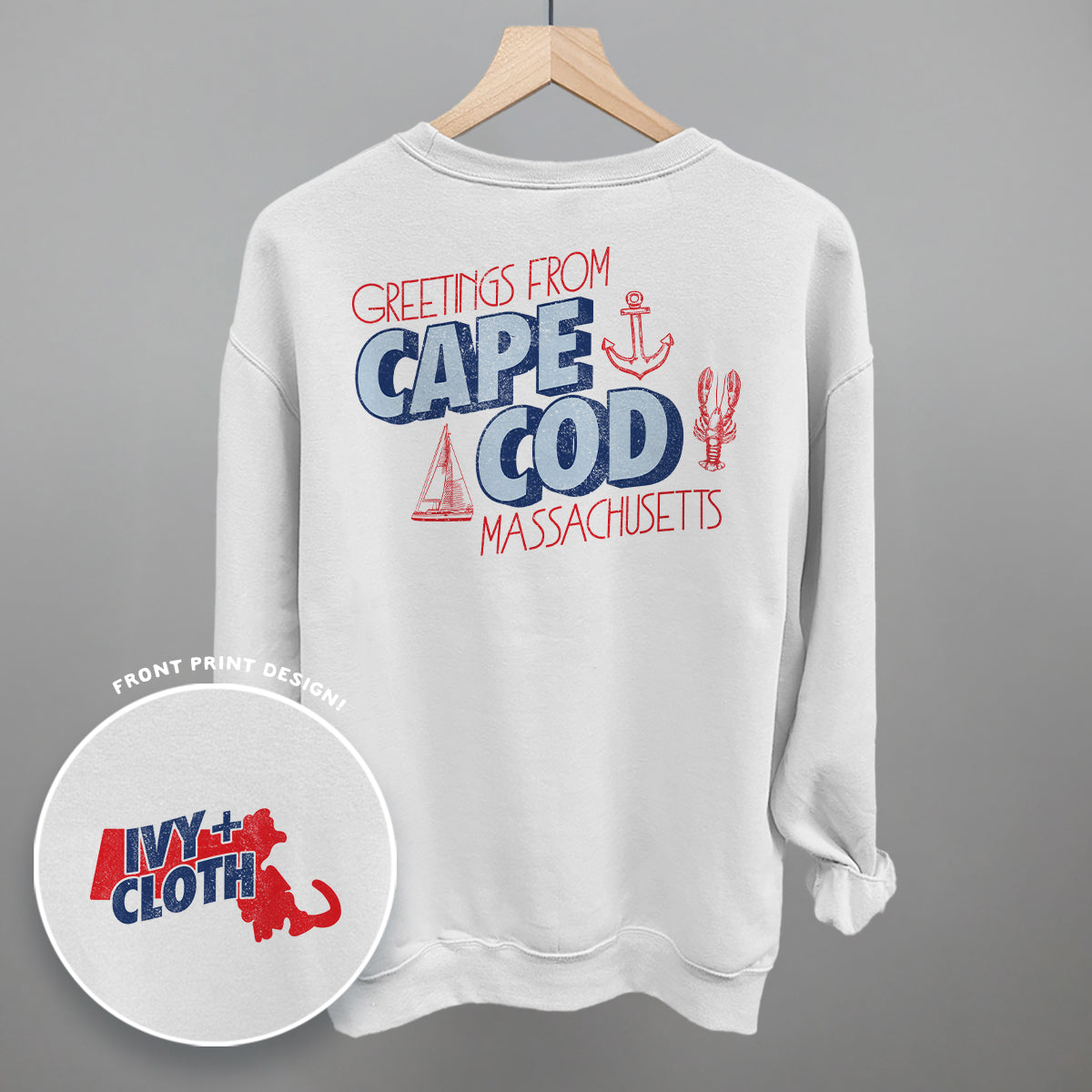 Greetings From Cape Cod (Back Print)