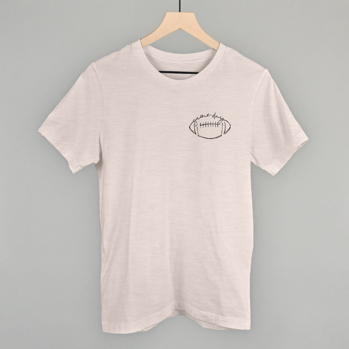 Game Day In Football Scribble (Left Chest)