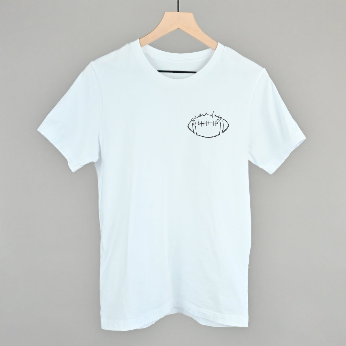 Game Day In Football Scribble (Left Chest)