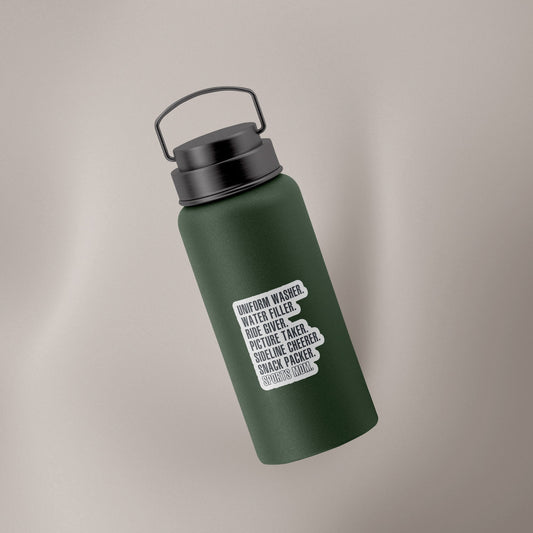 Sports Mom (Grey) Decal