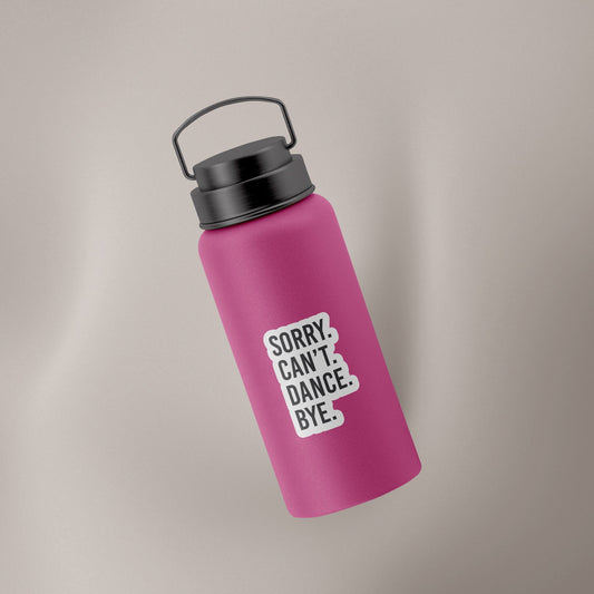Sorry Can't Dance Bye Decal