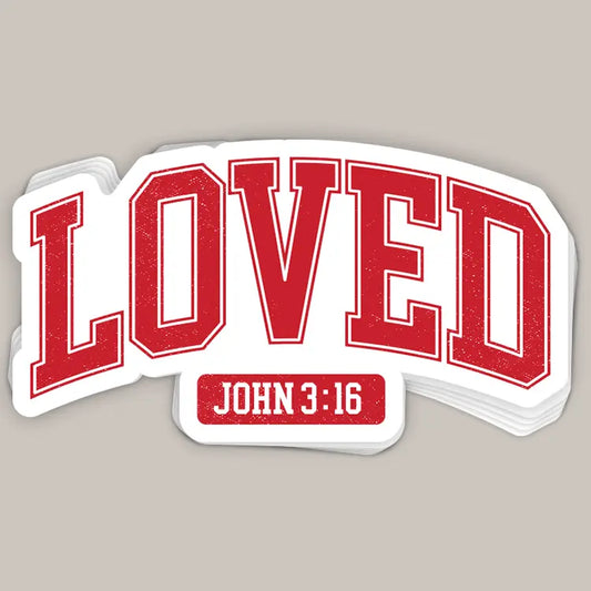 Loved John 3:16 (Decal)