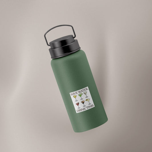 Save Water, Drink 'Tinis (Decal)
