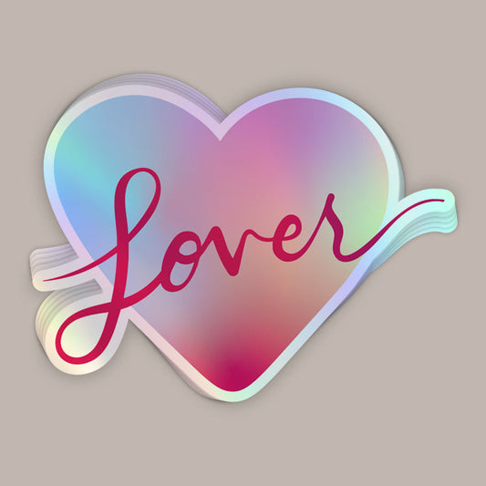 Lover Heart Holographic (Decal)