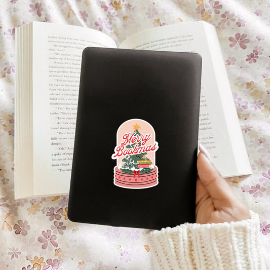 Merry Bookmas Snowglobe (Decal)