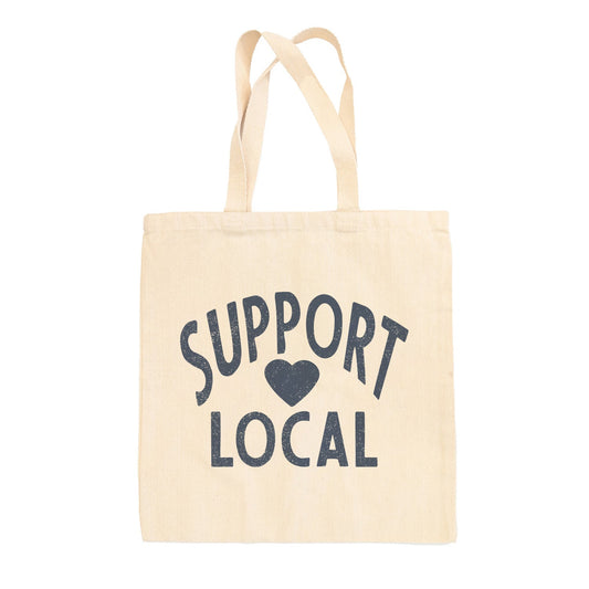 Support Local Heart Tote Bag