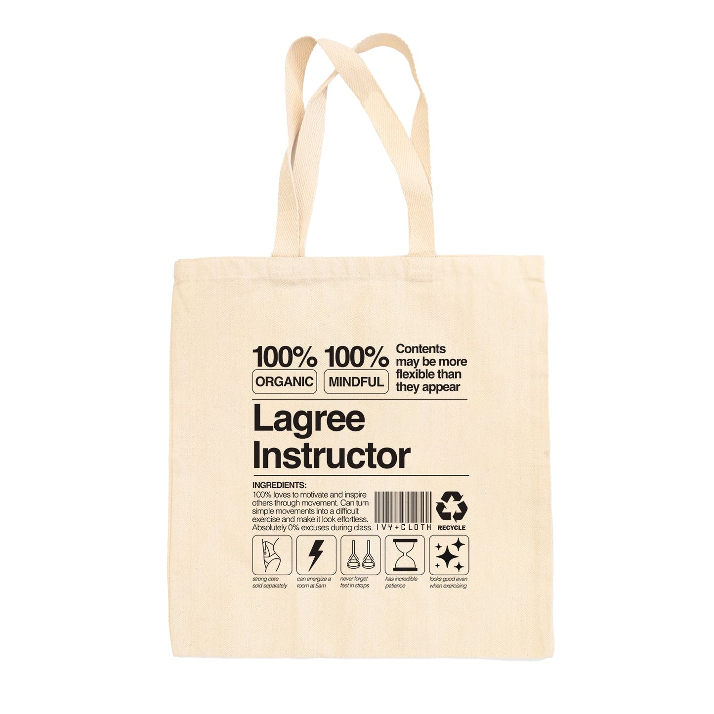 Lagree Instructor Tote Bag