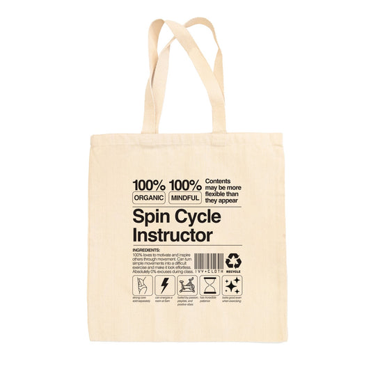 Spin Cycle Instructor Tote Bag