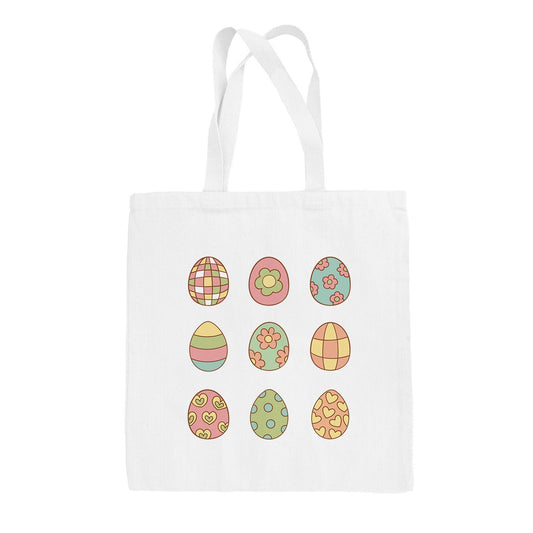 Groovy Easter Eggs Tote Bag