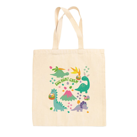 Egg Hunt Crew Dinos Tote Bag