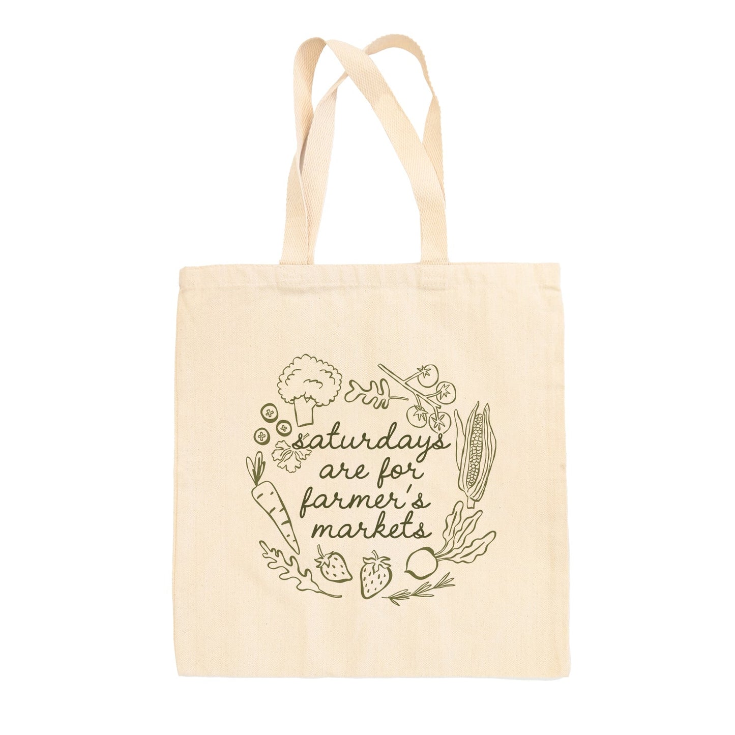 Saturdays Are For Farmer's Markets Tote Bag