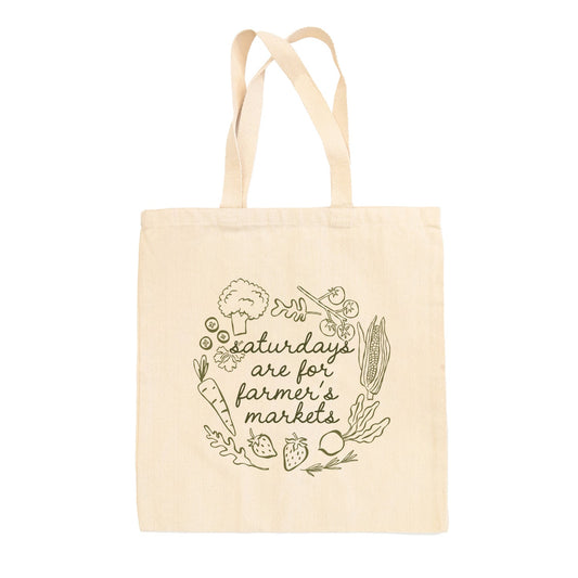 Saturdays Are For Farmer's Markets Tote Bag