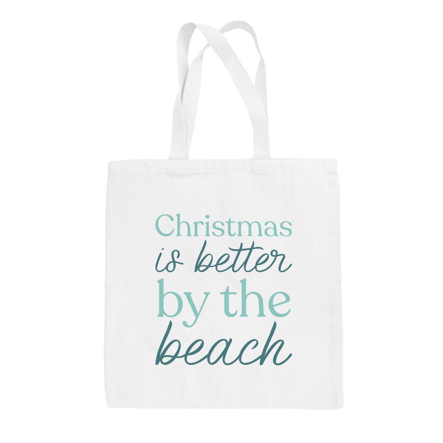 Christmas Is Better By The Beach Tote Bag