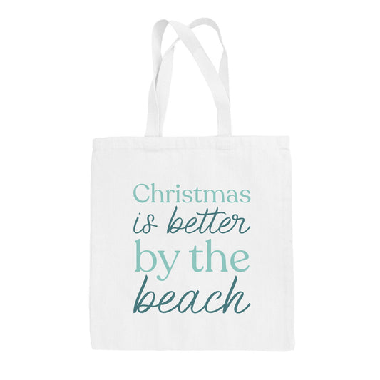 Christmas Is Better By The Beach Tote Bag