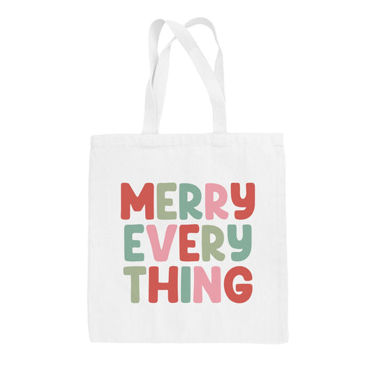 Merry Everything Colorful Tote Bag