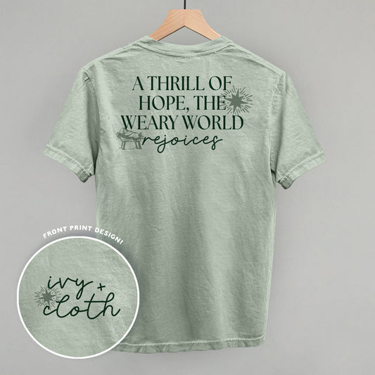 The Thrill Of Hope, The Weary World Rejoices (Back Print)