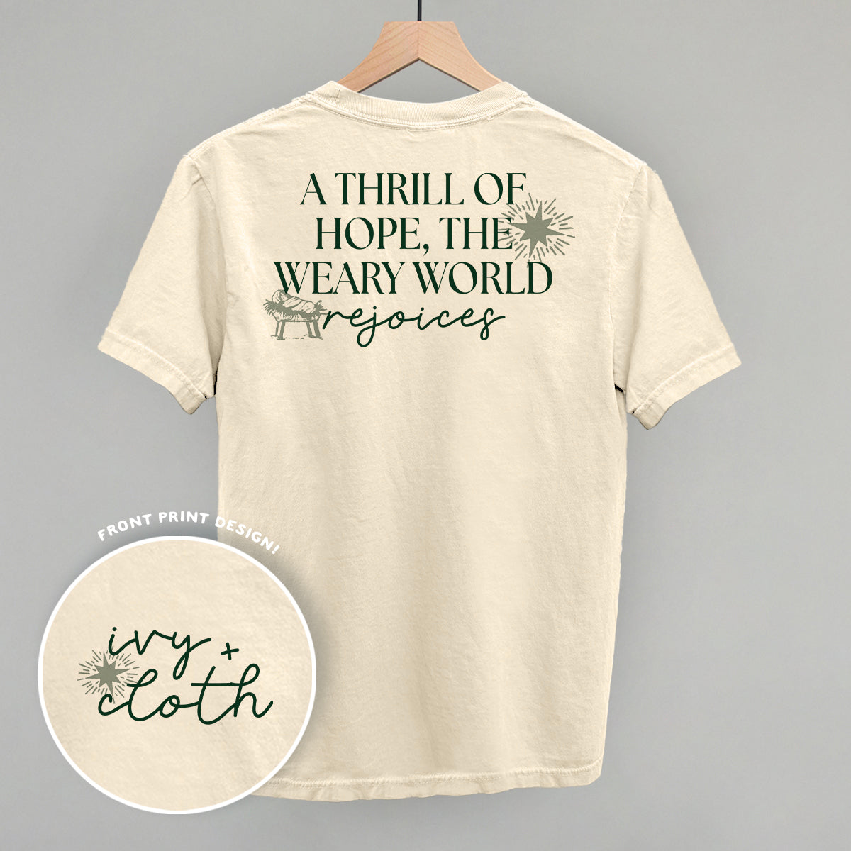 The Thrill Of Hope, The Weary World Rejoices (Back Print)