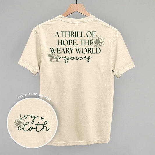 The Thrill Of Hope, The Weary World Rejoices (Back Print)