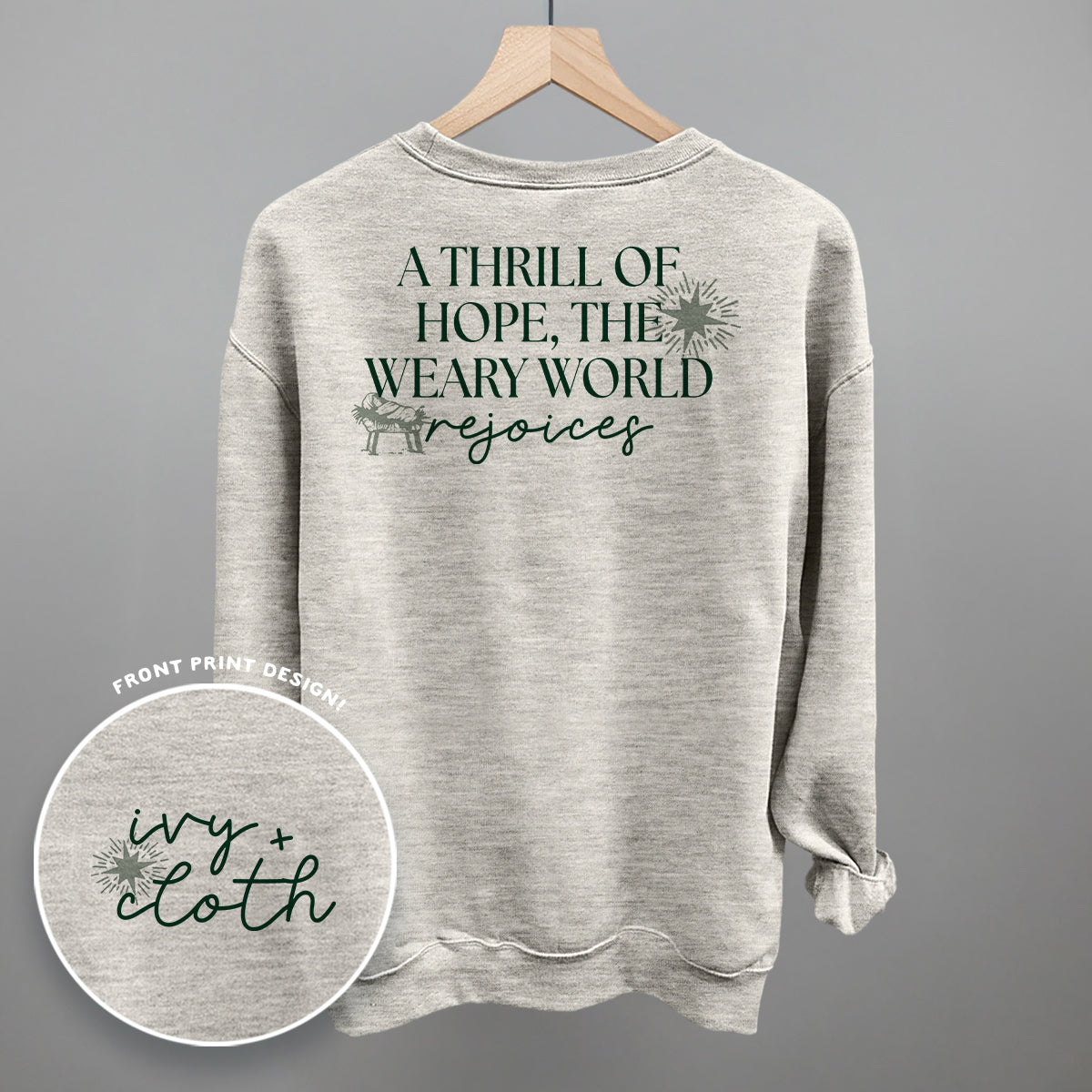 The Thrill Of Hope, The Weary World Rejoices (Back Print)