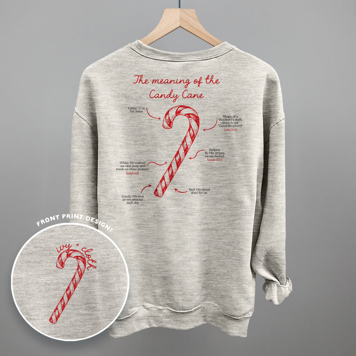 The Meaning Of The Candy Cane (Back Print)