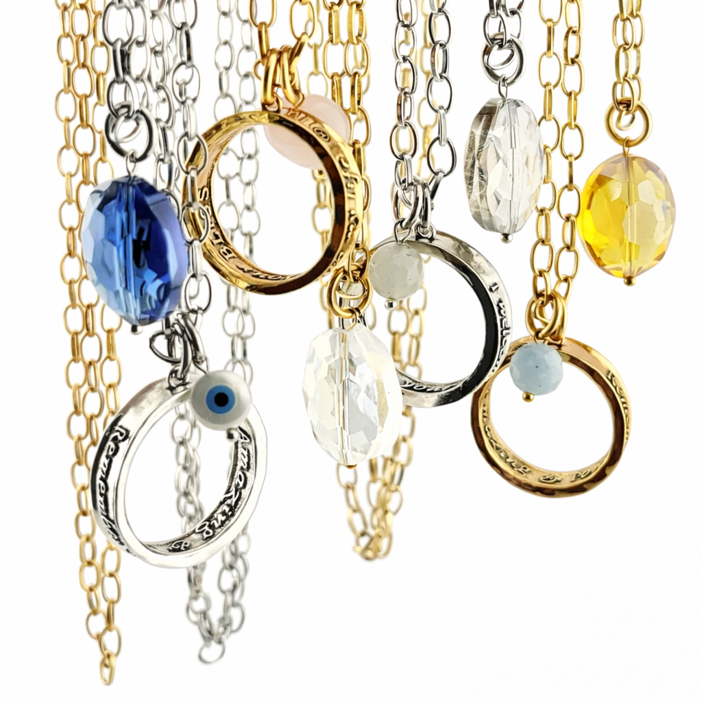 I Welcome Miracles Ring Original Necklace