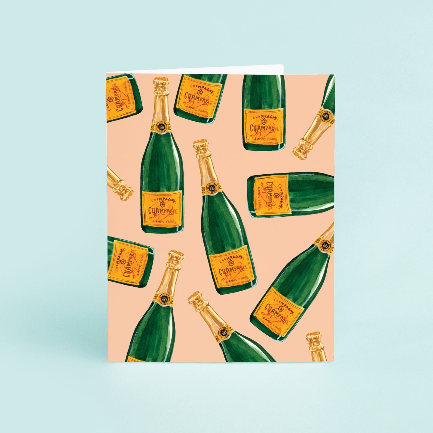 Champagne Bottles - Orange
