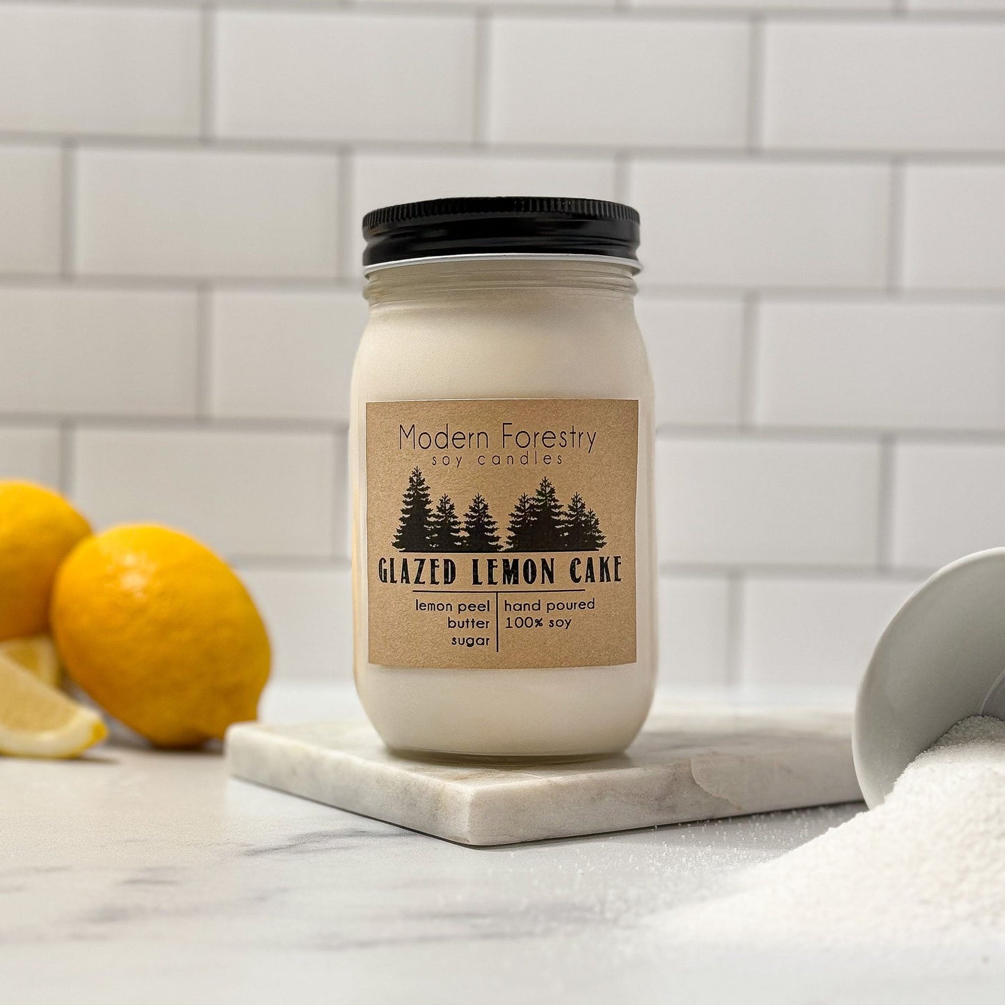 Glazed Lemon Cake Candle