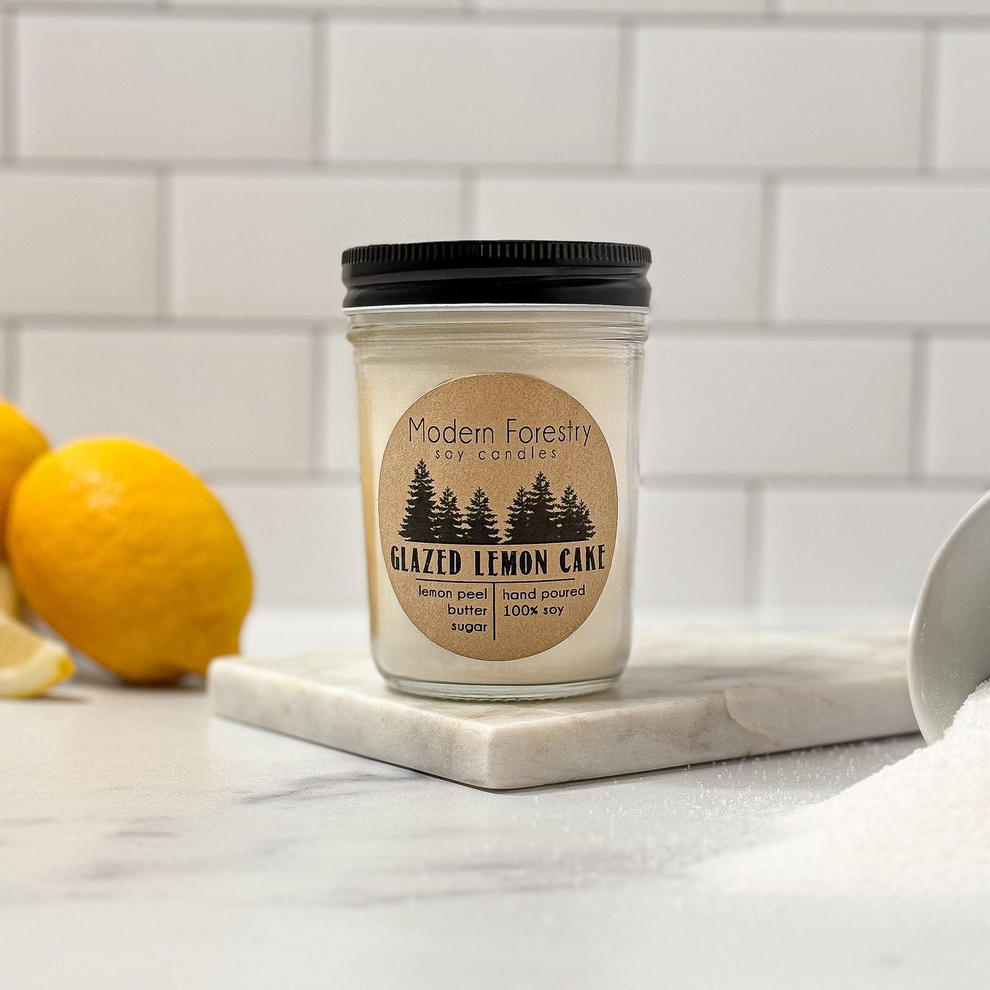 Glazed Lemon Cake Candle