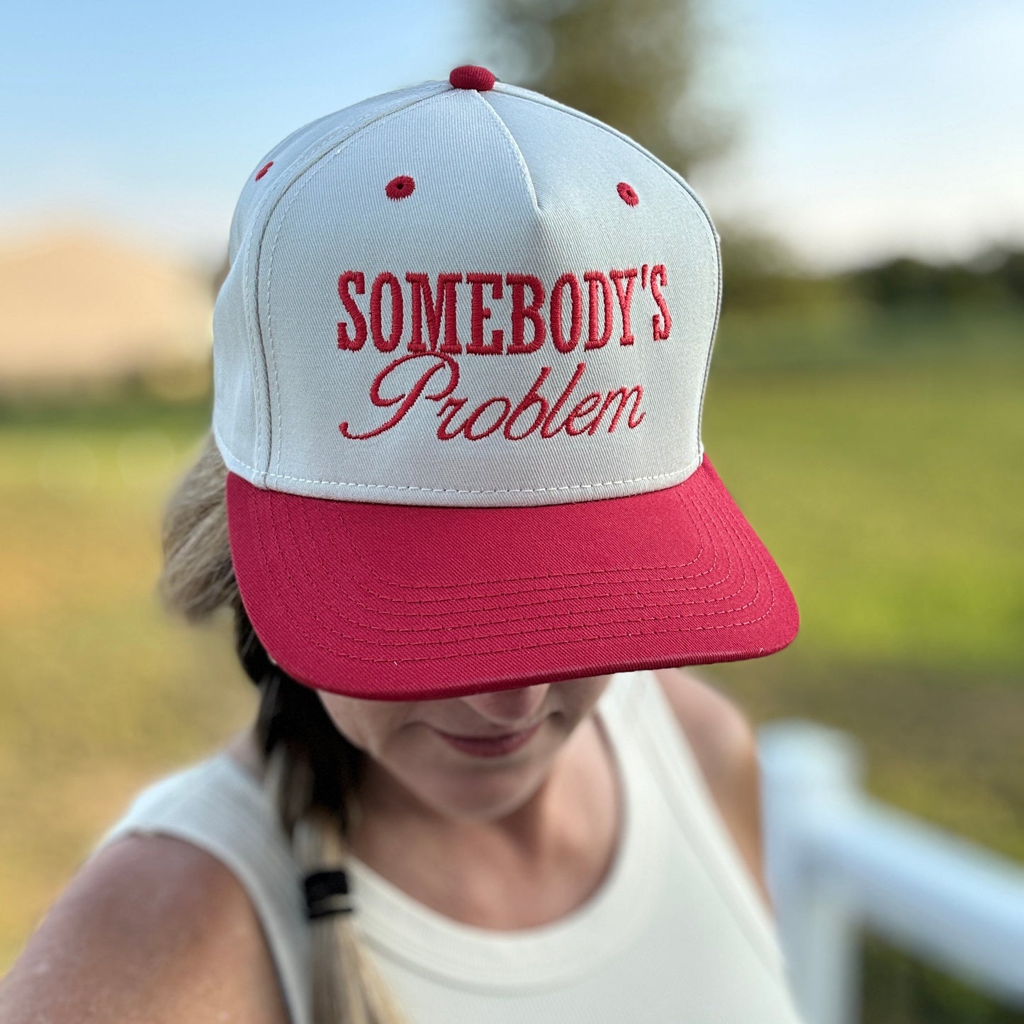 Somebody's Problem Snapback Hat