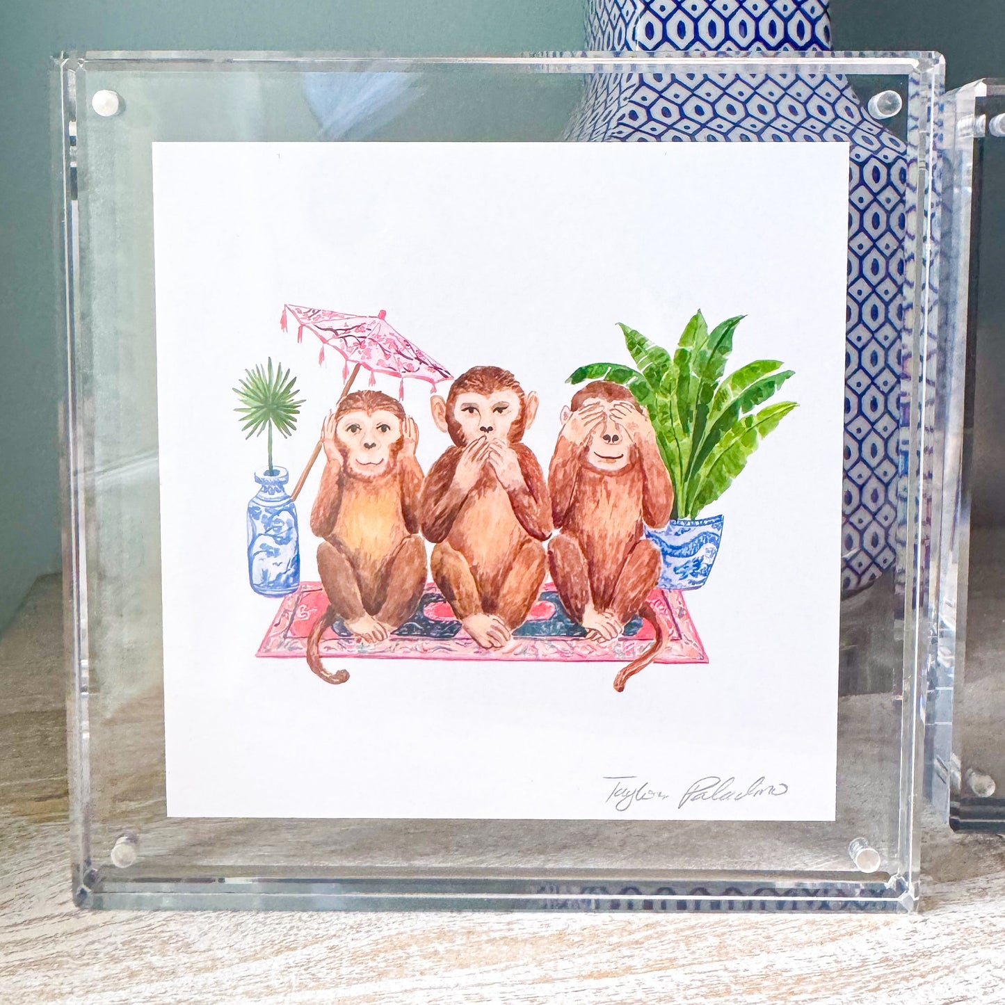 Three Wise Monkeys Print