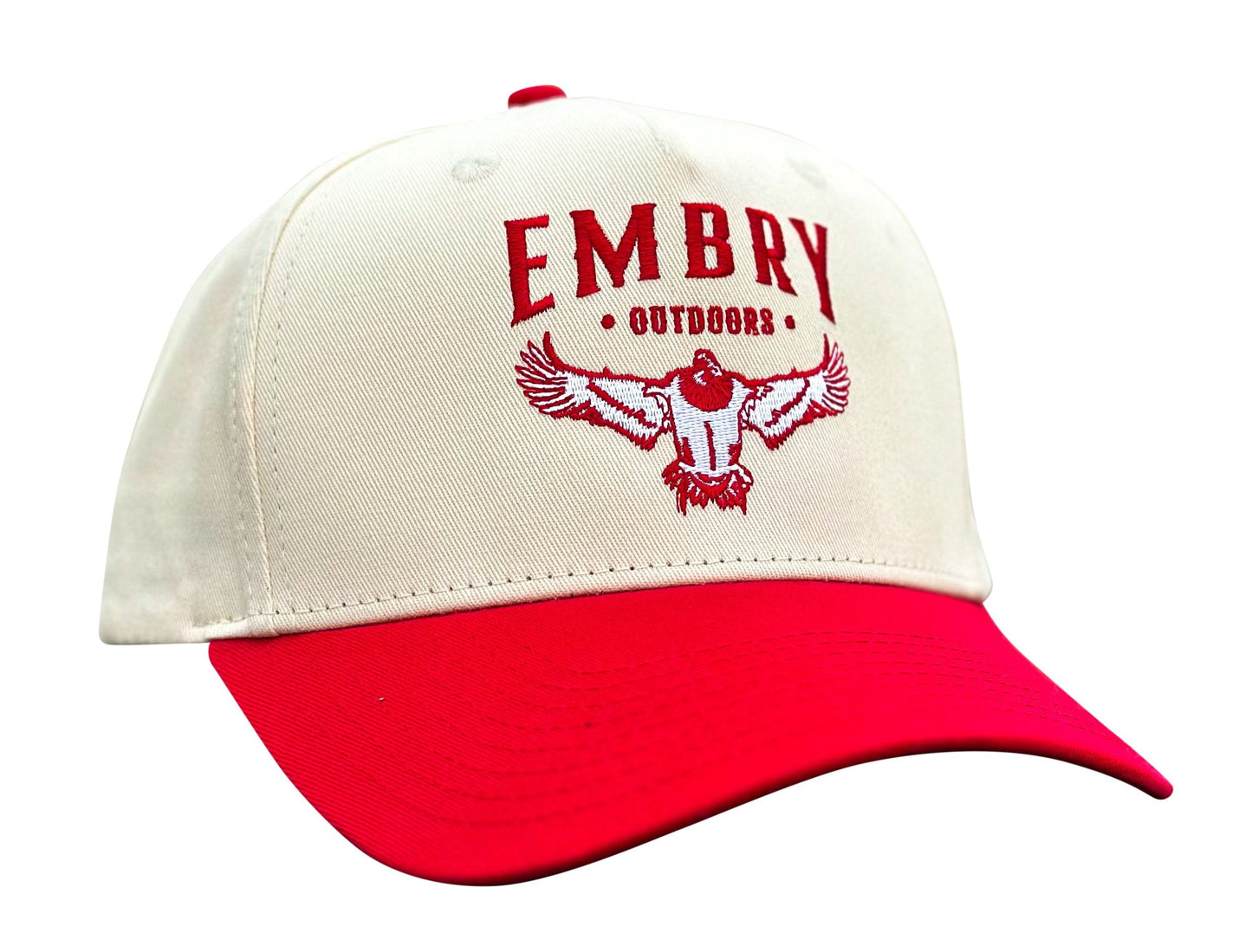 Cream/Red "Flyway" Trucker