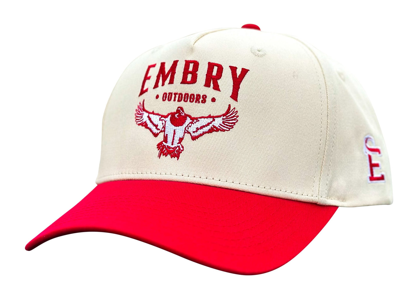 Cream/Red "Flyway" Trucker