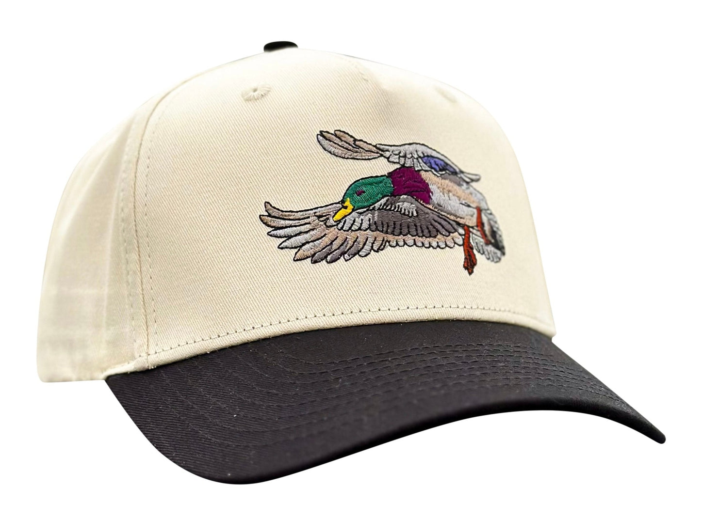 Cream/Black Mallard Trucker