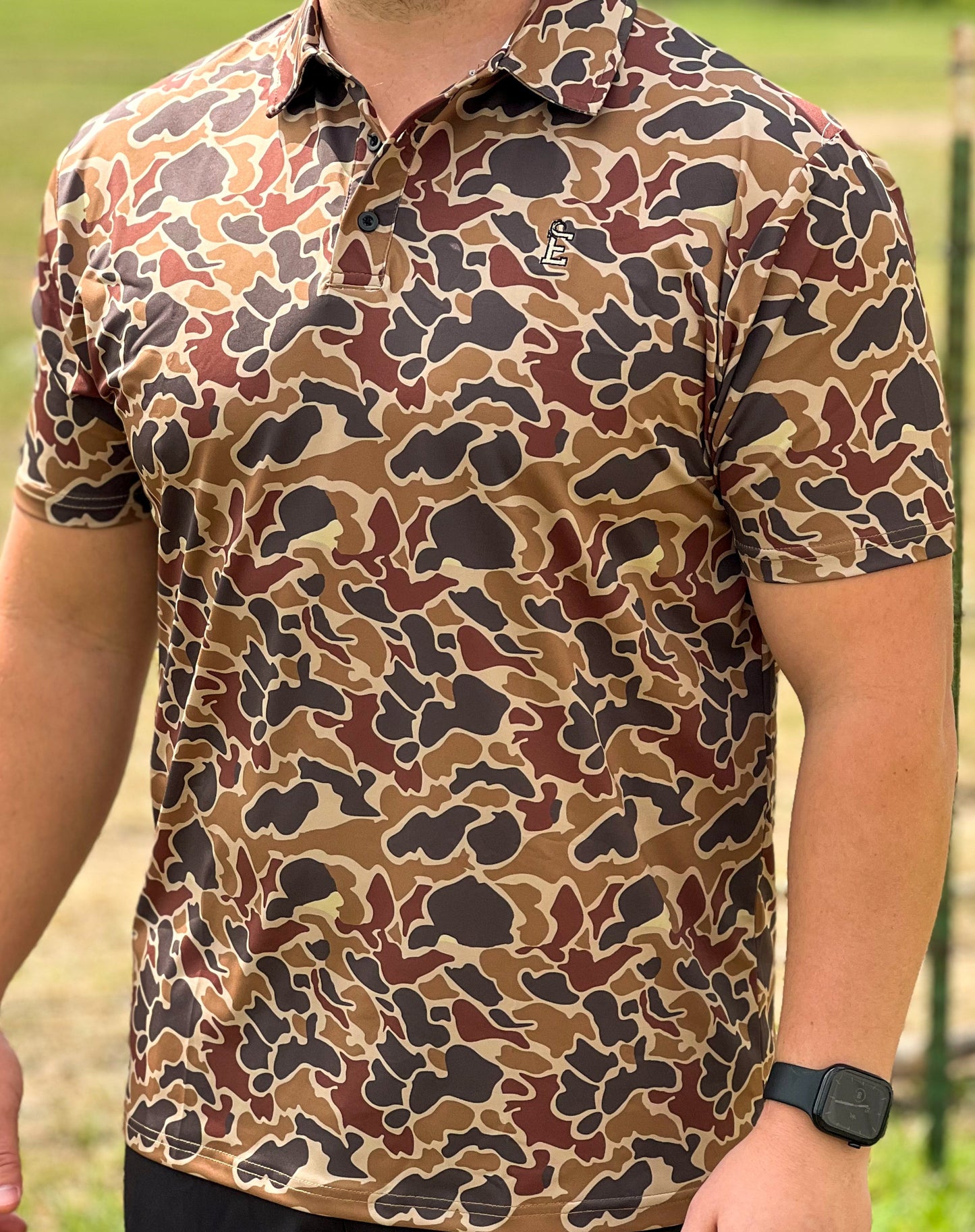 Duck Camo Golf Polo