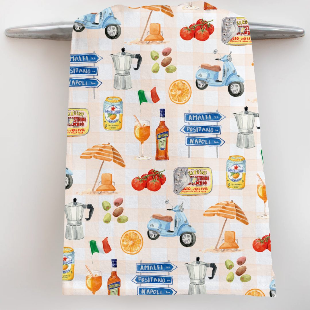 Italian Summer Tea Towel